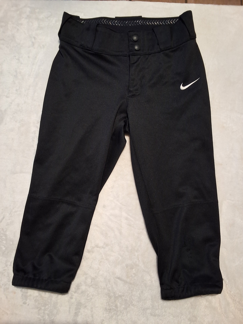 Nike Kids Black Athletic Baseball Pants